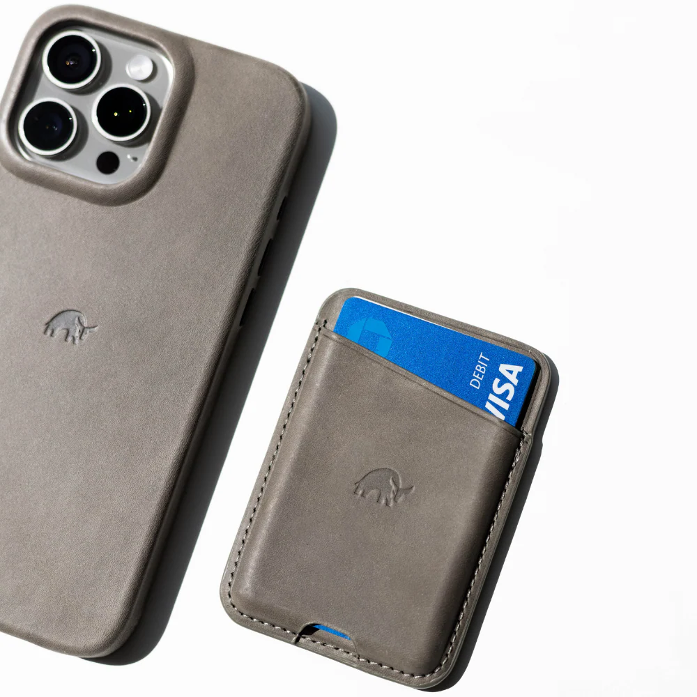 Leather NavSafe Wallet - SLATE - Image 2