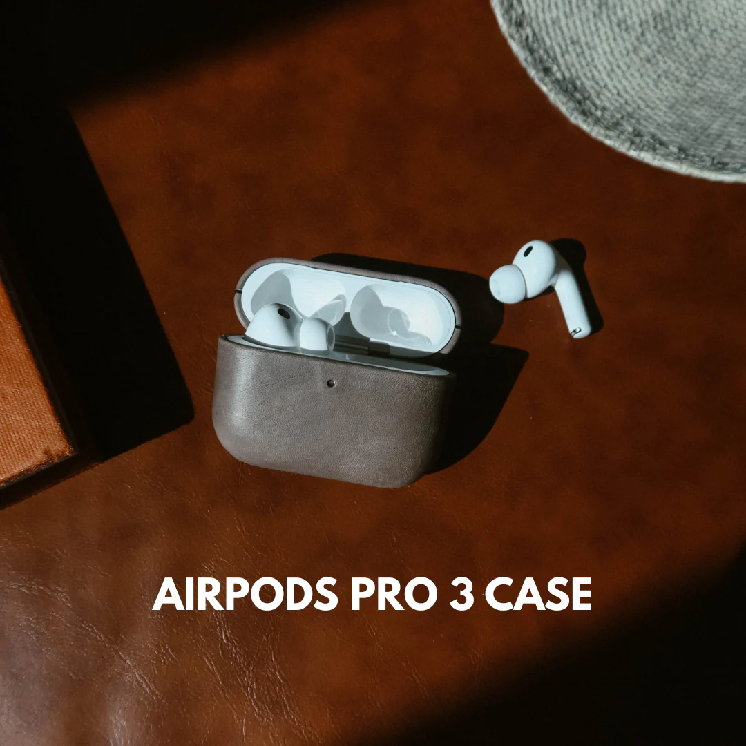 Leather AirPods Cases - SLATE - Image 6