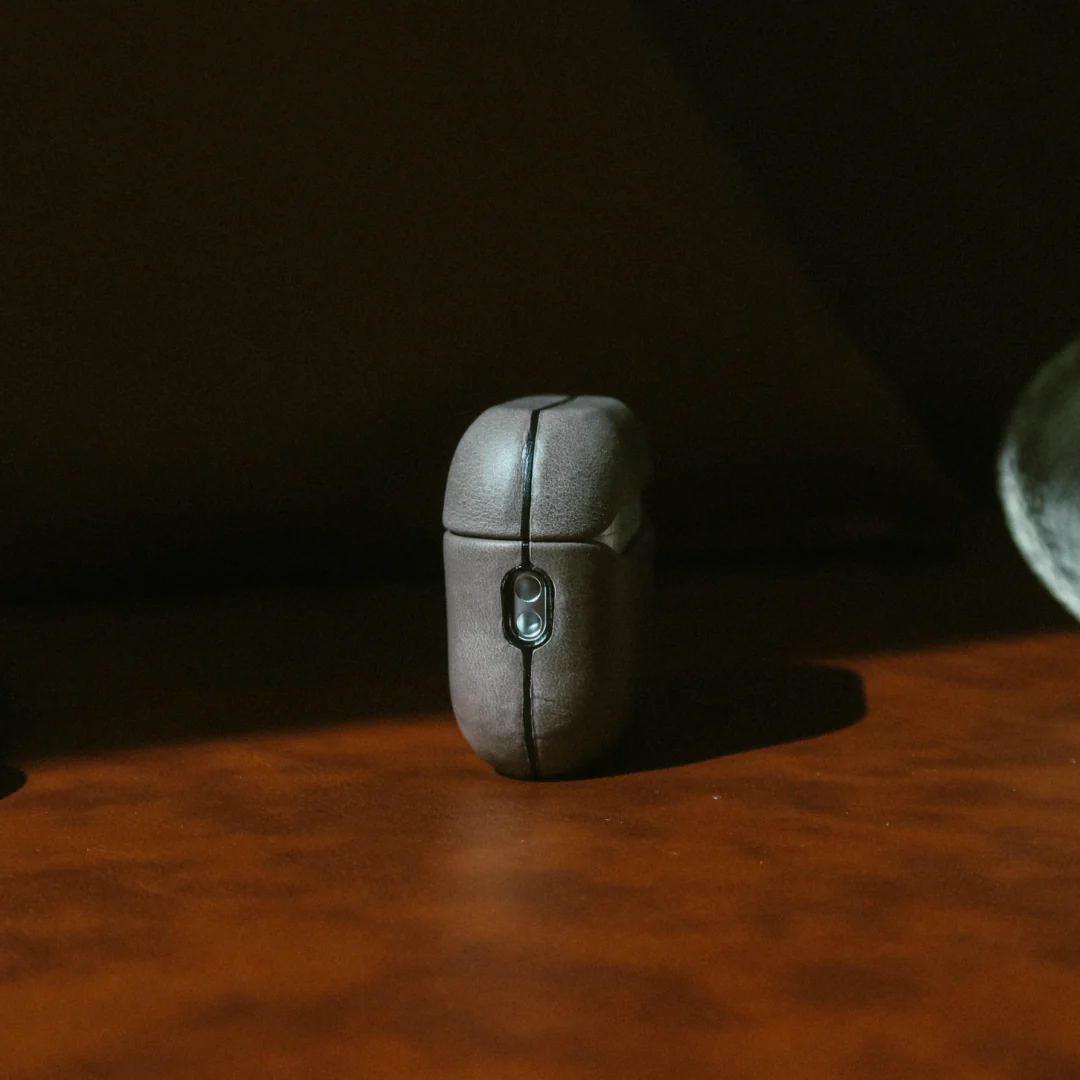 Leather AirPods Cases - SLATE - Image 7
