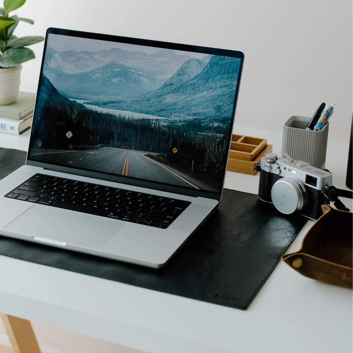 Leather Desk Mat - BLACK EDITION - Image 2