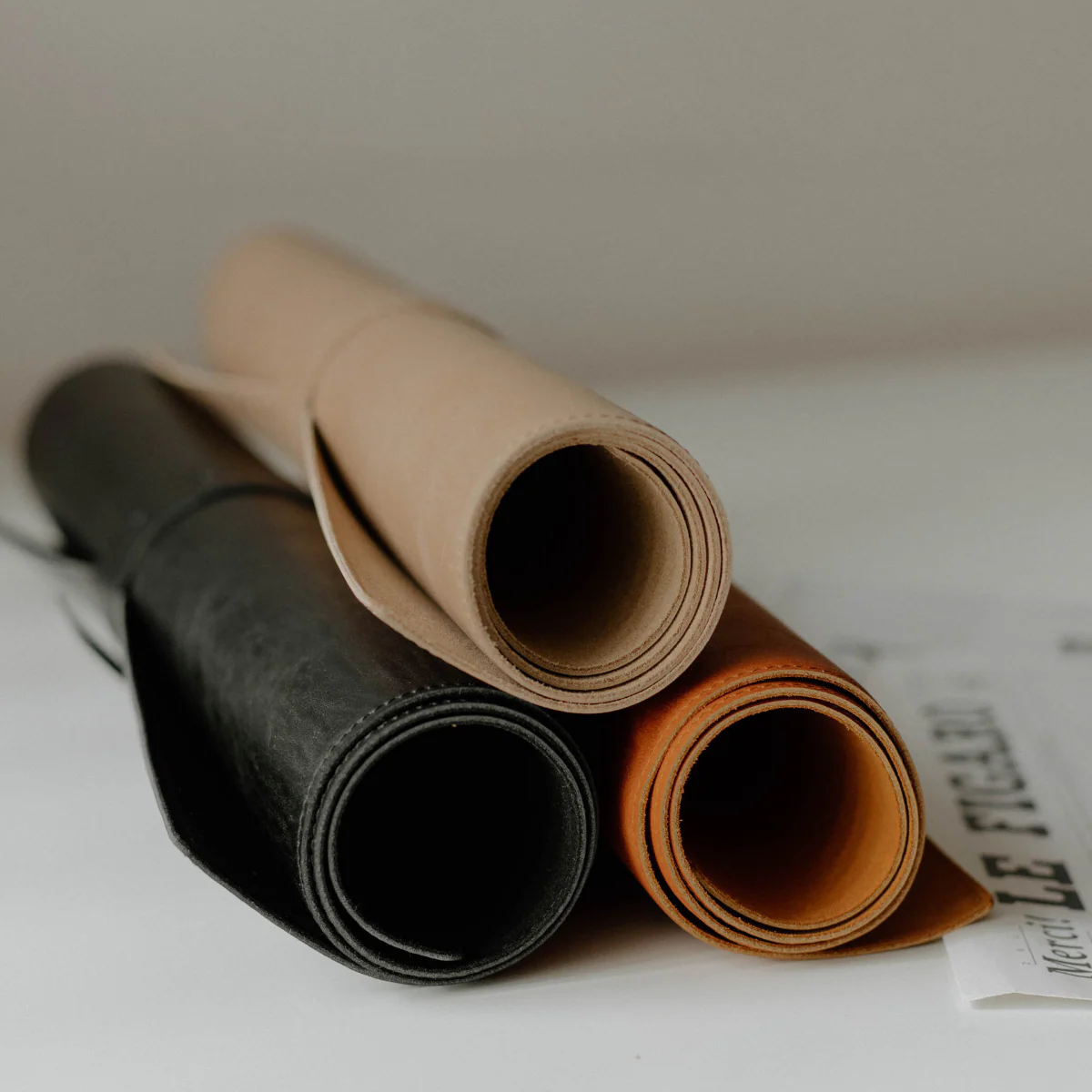 Leather Desk Mat - BLACK EDITION - Image 4