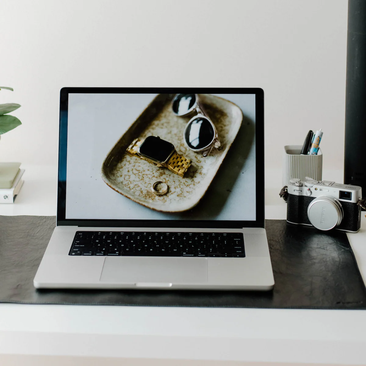 Leather Desk Mat - BLACK EDITION - Image 5