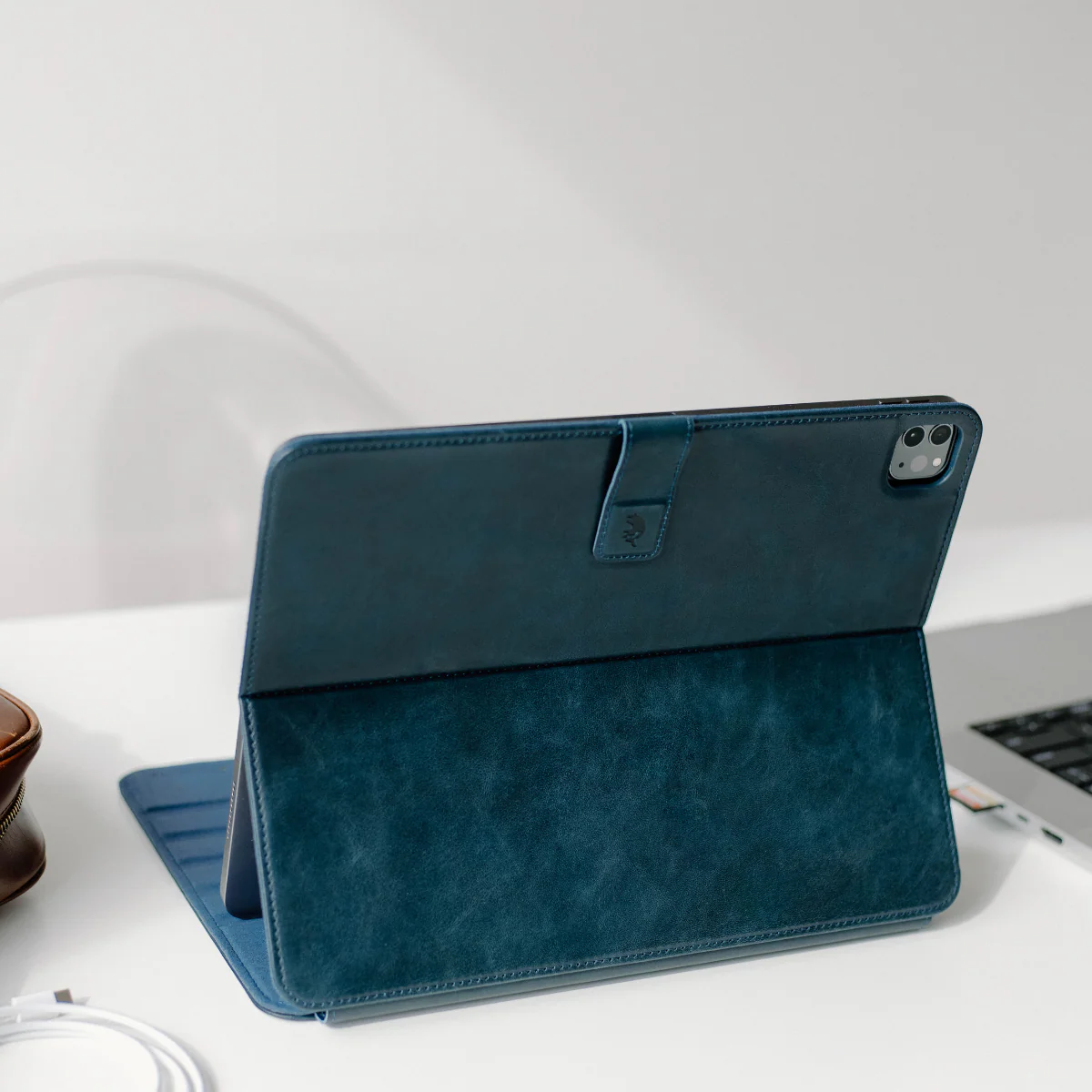 Leather iPad Case - Ocean - Image 2