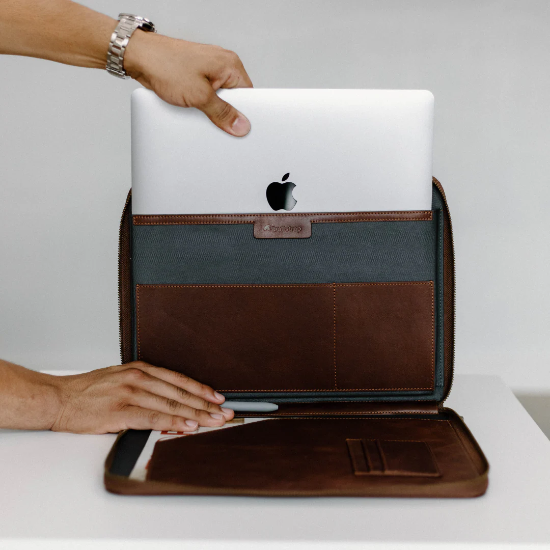 Leather MacBook Sleeve - Terra - Image 6