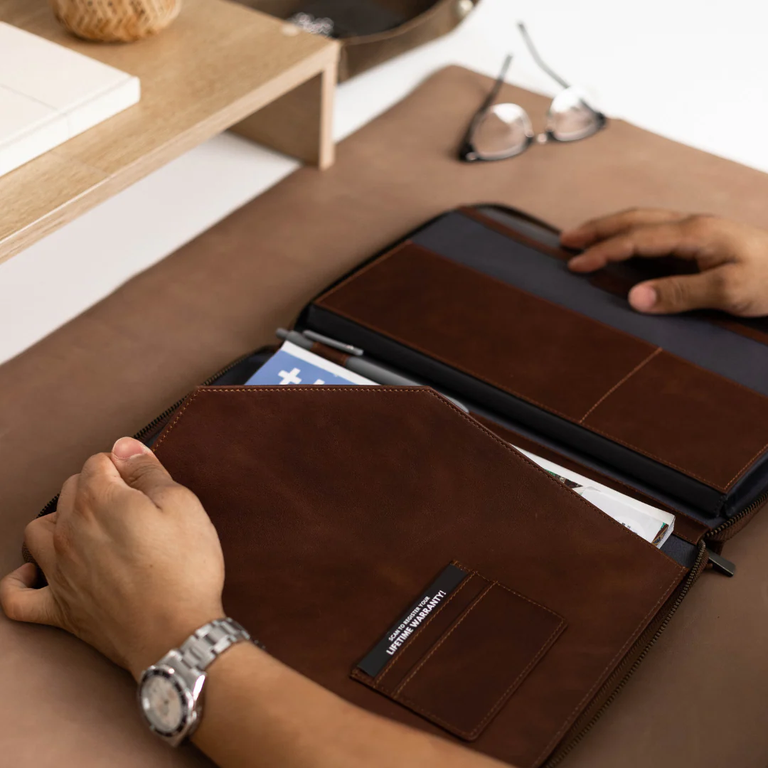 Leather MacBook Sleeve - Terra - Image 7