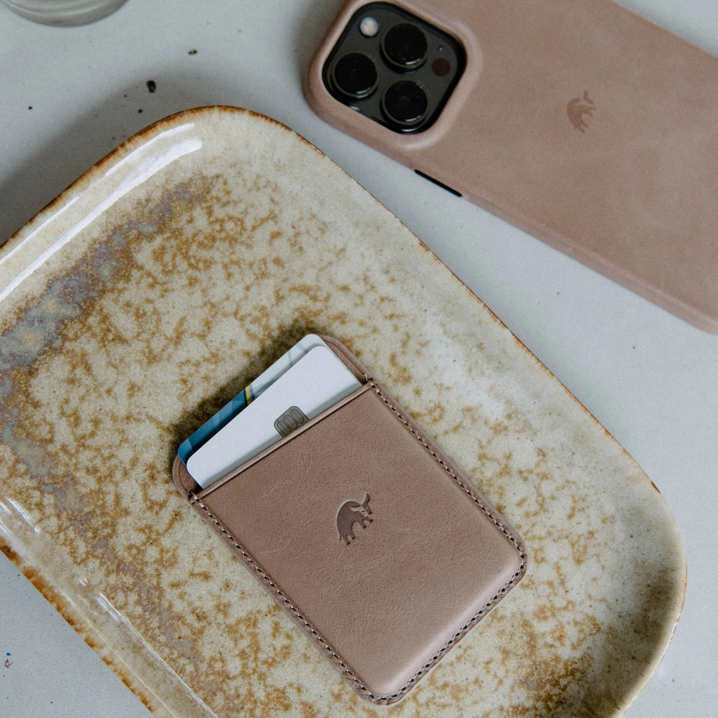 Leather Magnetic Wallet - DUNE - Image 9