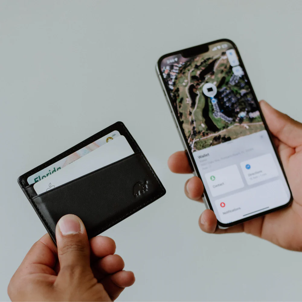 Leather Nav Card Holder - BLACK EDITION - Image 2