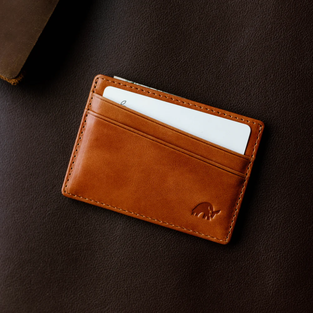 Leather Nav Card Holder - SIENNA - Image 4