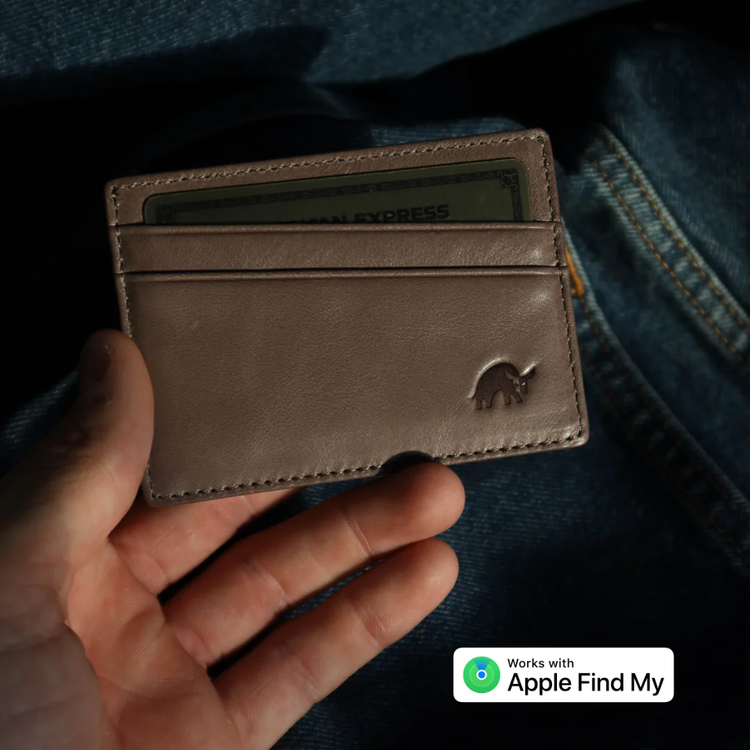 Leather Nav Card Holder - SLATE - Image 2