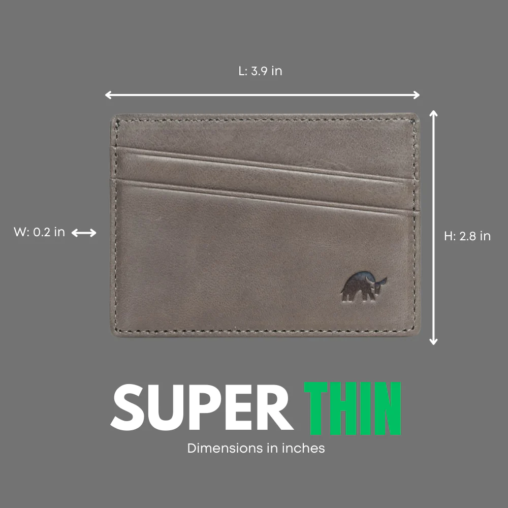 Leather Nav Card Holder - SLATE - Image 9