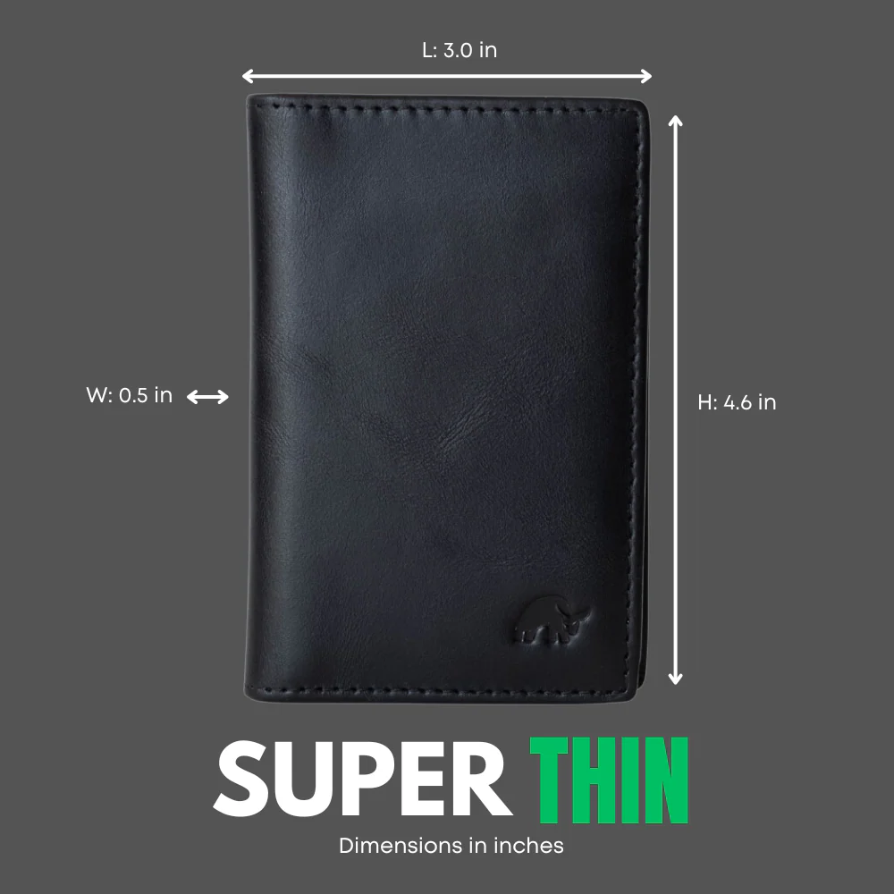 Leather Nav Messenger Wallet - BLACK EDITION - Image 6
