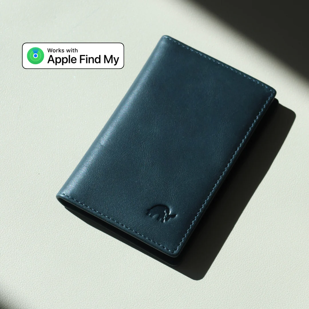Leather Nav Messenger Wallet - OCEAN - Image 2