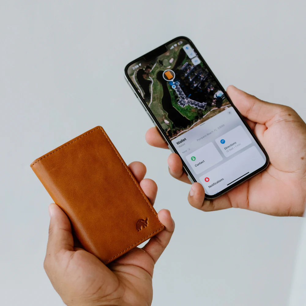 Leather Nav Messenger Wallet - SIENNA - Image 2