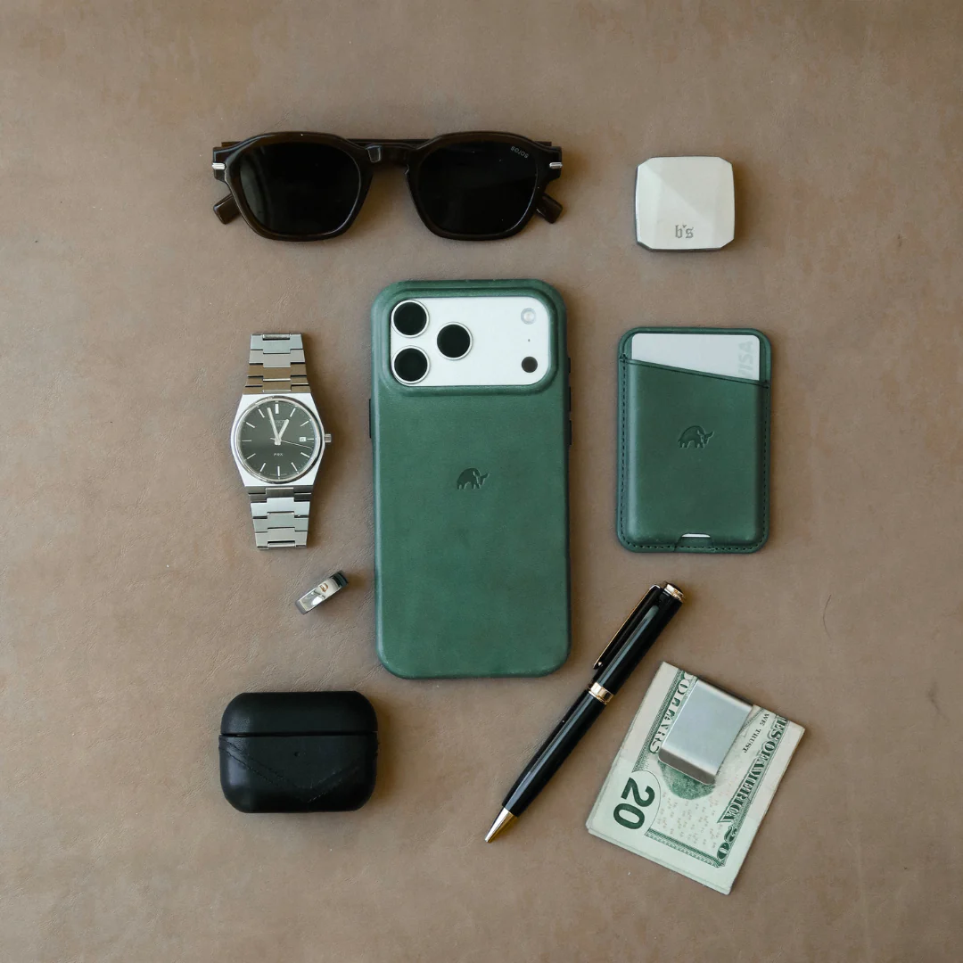 LIMITED EDITION Leather NavSafe Wallet - EVERGREEN - Image 10