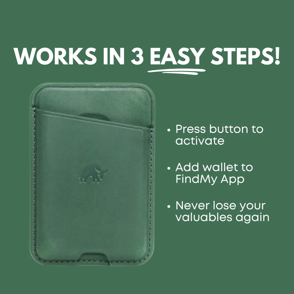 LIMITED EDITION Leather NavSafe Wallet - EVERGREEN - Image 4