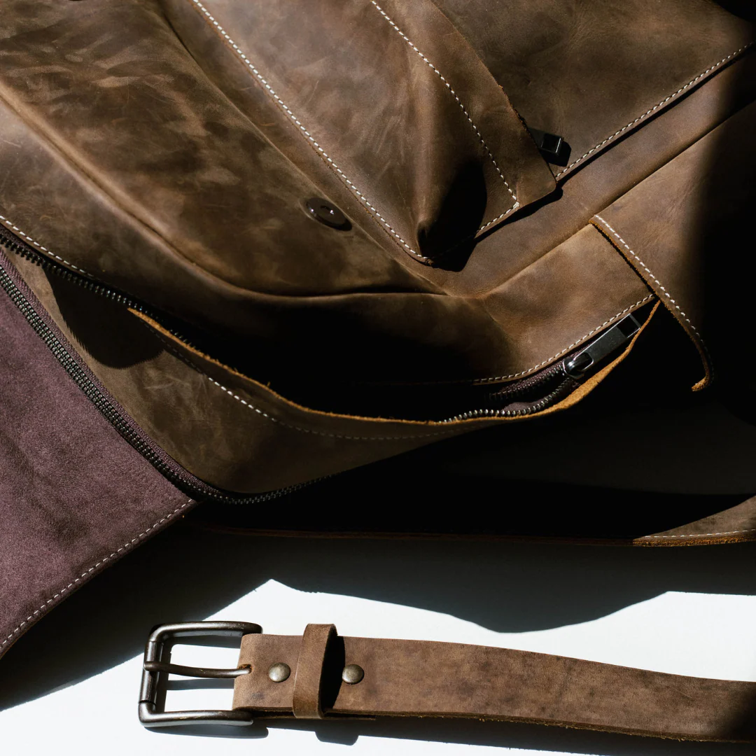 Leather Rugged Backpack - Terra - Image 4