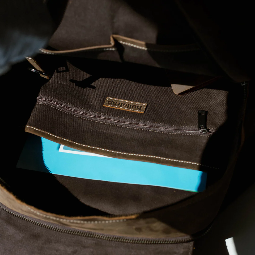 Leather Rugged Backpack - Terra - Image 7
