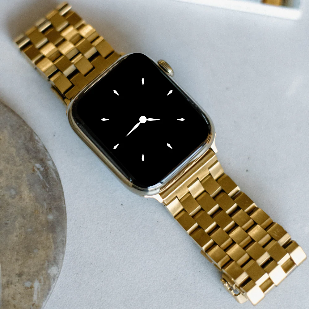 METAL Apple Watch Strap - Gold - Image 4