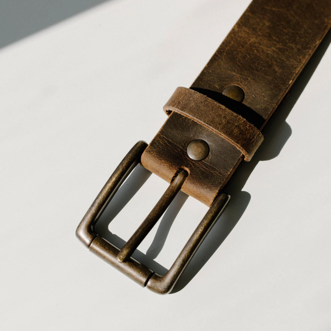 Rugged Leather Belt - Terra - Image 4