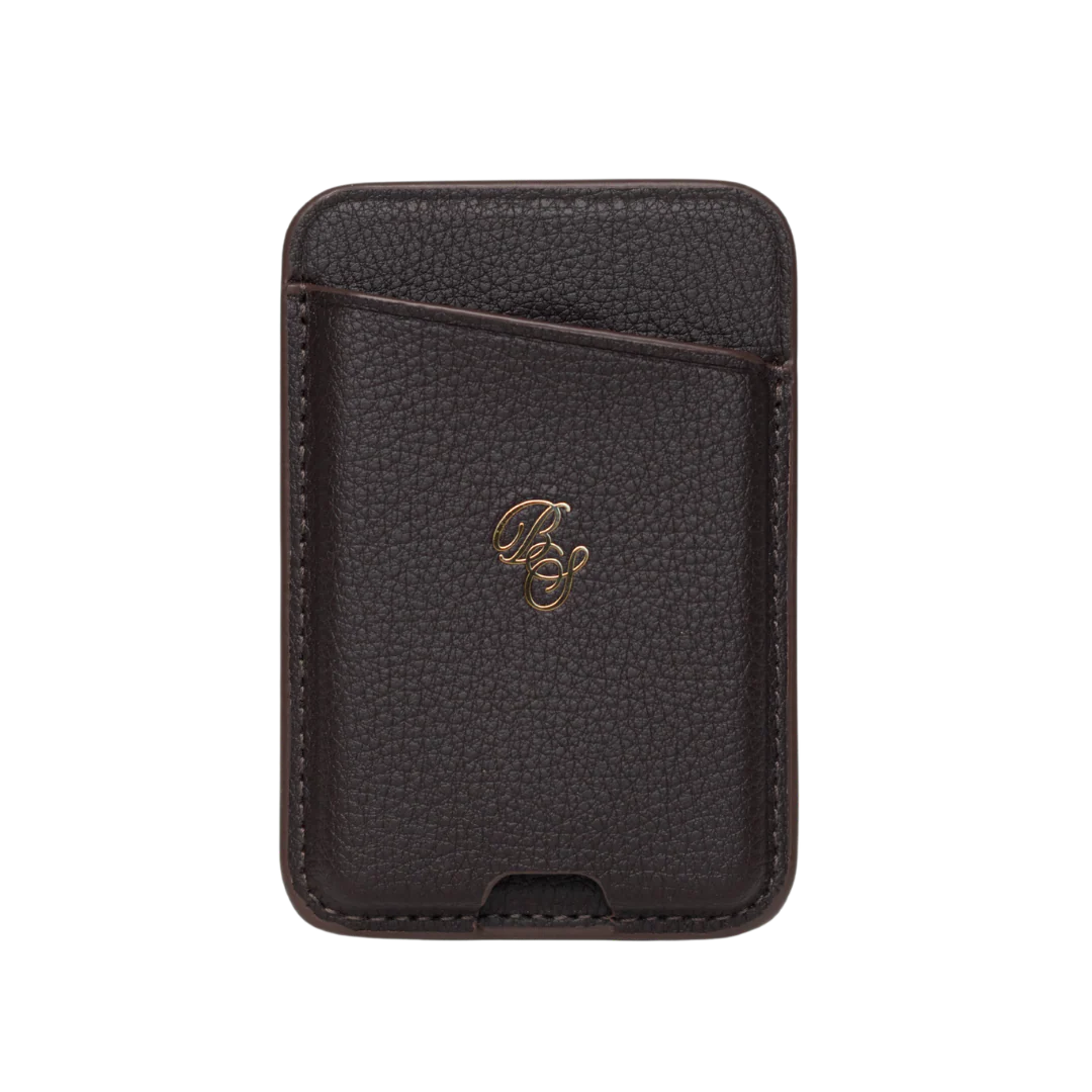 The Performance Leather Magnetic Wallet - Cocoa - Image 8